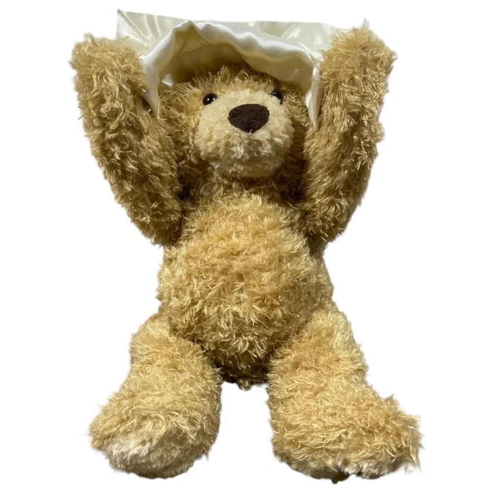 BABY GUND Peek-a-boo Plush Bear (Does not come with batteries)